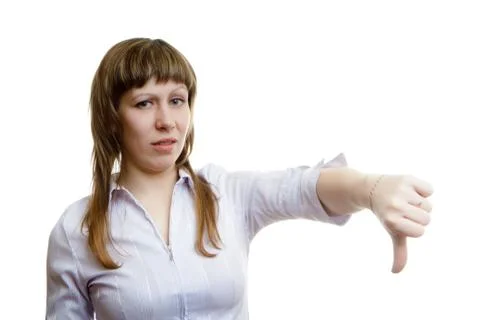 Sign of contempt Stock Photos
