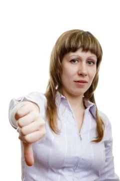 Sign of contempt Stock Photos