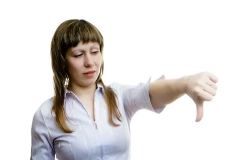 Sign of contempt Stock Photos
