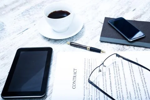 Sign a Contract. Stock Photos