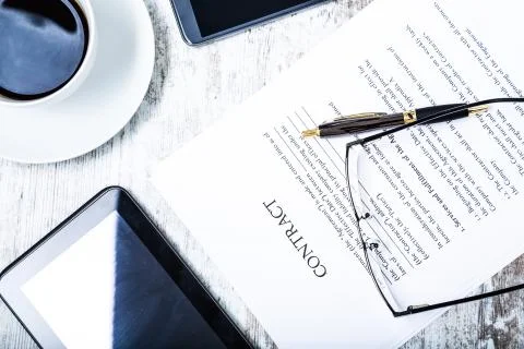 Sign a Contract. Stock Photos