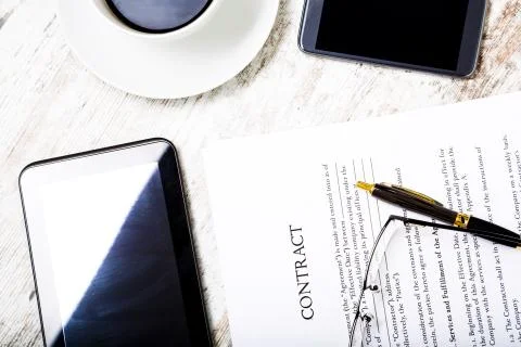 Sign a Contract. Stock Photos
