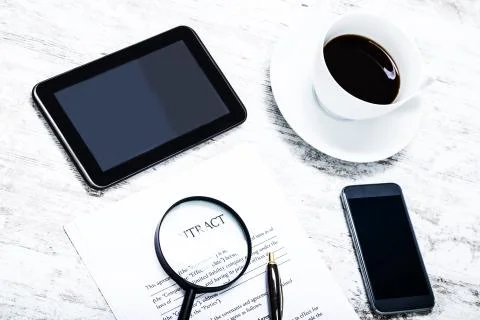 Sign a Contract. Stock Photos
