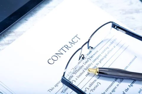 Sign a Contract. Stock Photos