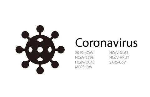 The sign of Corona virus Stock Illustration