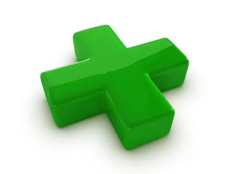 Sign a cross Stock Illustration