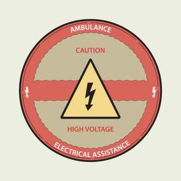 Sign of Danger Stock Illustration