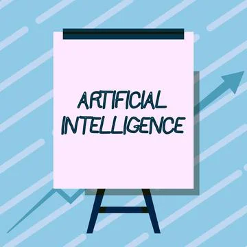 Sign displaying Artificial Intelligence. Word Written on Machine copy Cognitive Stock Illustration