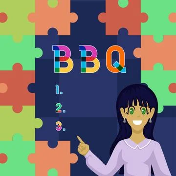 Sign displaying Bbq. Internet Concept usually done outdoors by smoking meat over Ilustración de archivo