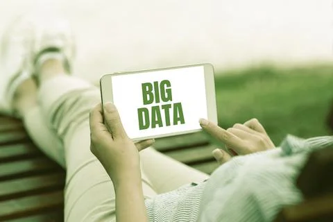 Sign displaying Big Data. Word for sets that so complex that traditional Stock Photos