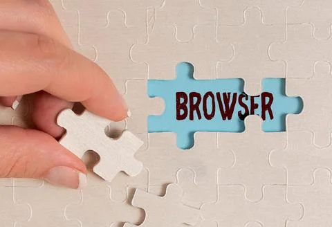 Sign displaying Browser. Business overview Computer program Graphical user Stock-Fotos