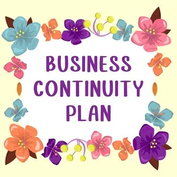 Sign displaying Business Continuity Plan. Business showcase creating systems イラスト素材