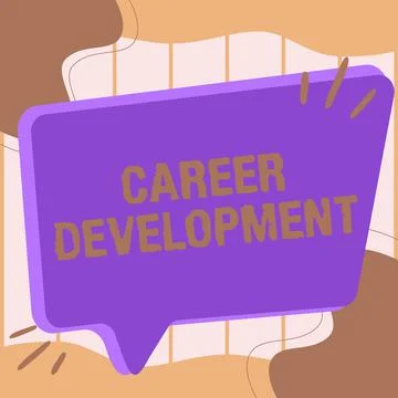 Sign displaying Career Development. Internet Concept Lifelong learning Improving Stockillustratie