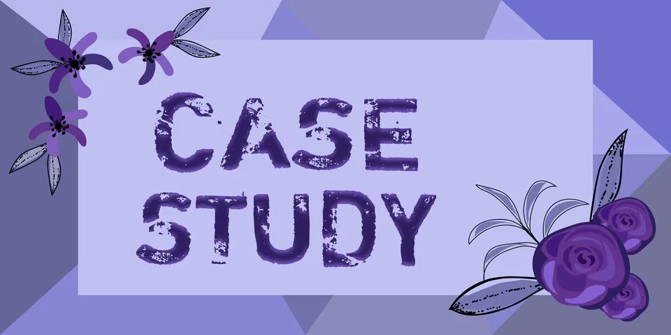 Sign displaying Case Study. Concept meaning A subject matter to be discussed and Stock Illustration