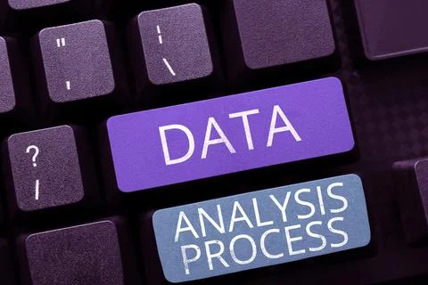 Sign displaying Data Analysis Process. Word Written on build a dashboard and Stock Photos