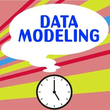 Sign displaying Data Modeling. Business idea process of transferring data Stock Illustration