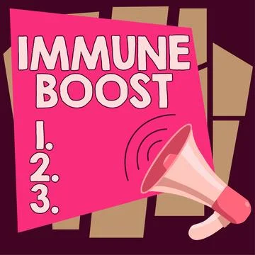 Sign displaying Immune Boost. Internet Concept being able to resist a particular Stock Illustration
