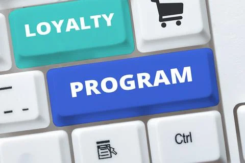 Sign displaying Loyalty Program. Business concept marketing effort that provide Stock Photos