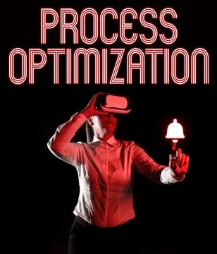 Sign displaying Process Optimization. Internet Concept Improve Organizations Stock Photos