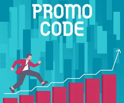 Sign displaying Promo Code. Conceptual photo digital numbers that give you good Stock Illustration