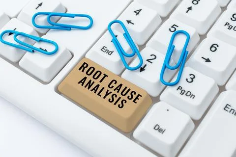 Sign displaying Root Cause Analysis. Business approach Method of Problem Solving 스톡 사진