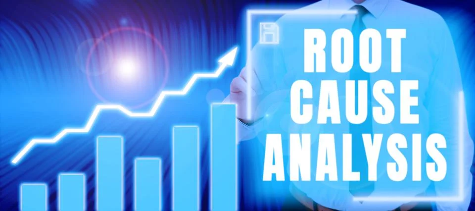 Sign displaying Root Cause Analysis. Internet Concept Method of Problem Solving Stock Photos
