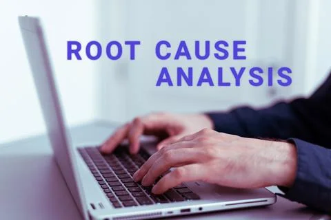 Sign displaying Root Cause Analysis. Internet Concept Method of Problem Solving Stock Photos