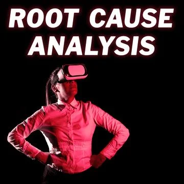 Sign displaying Root Cause Analysis. Word for Method of Problem Solving Identify Stock Photos