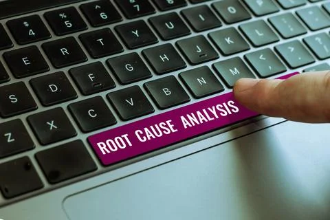 Sign displaying Root Cause Analysis. Business approach Method of Problem Solving 스톡 사진