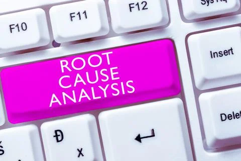Sign displaying Root Cause Analysis. Business approach Method of Problem Solving Stock Photos