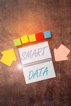 Sign displaying Smart Data. Business showcase digital information that is Foto stock