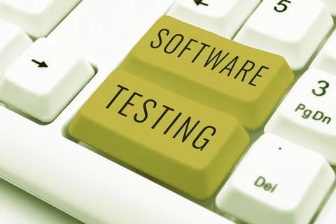 Sign displaying Software Testing. Business overview greet advertiser that Stock Photos
