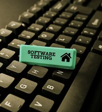 Sign displaying Software Testing. Internet Concept investigation provide Stock Photos