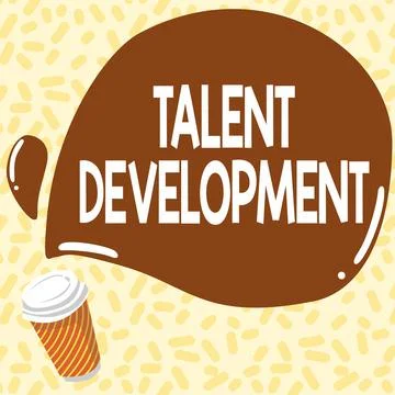 Sign displaying Talent Development. Internet Concept anticipation of required Stock Illustration