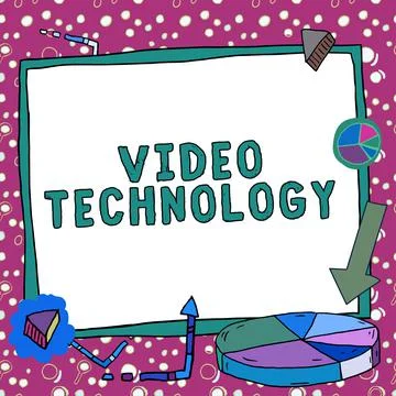 Sign displaying Video Technology. Concept meaning an process of getting an entry Stock Illustration