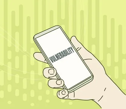 Sign displaying Vulnerability. Word for State of being exposed to the Stock Illustration