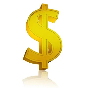 Sign of dollar Stockillustratie