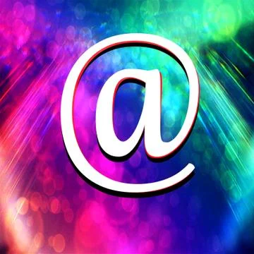 Sign e-mail Stock Illustration