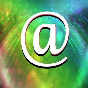 Sign e-mail Illustrazione stock