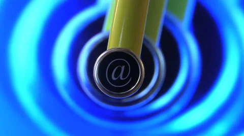 At Sign @ E-mail Symbol Series HD Stock Footage 40713342