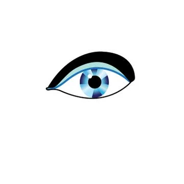 Sign eyes Stock Illustration
