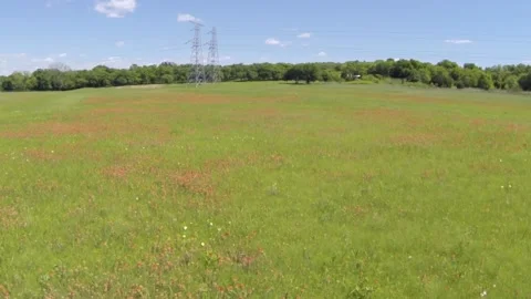 A sign in a field Stock Footage 155458403