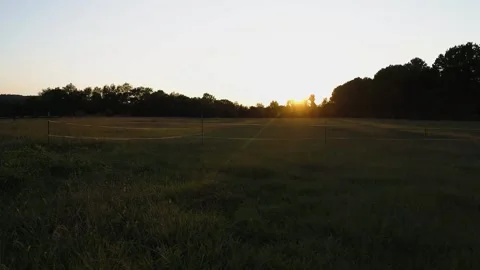 A sign in a field Stock Footage 156334688