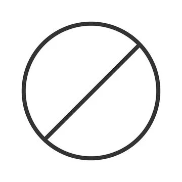 Sign forbidden icon. Stop entry symbol. Prohibit enter's vector. Stock Illustration
