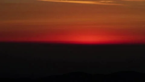 A sign in front of a sunset Stock Footage 156021518