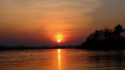 A sign in front of a sunset Stock Footage 157871860