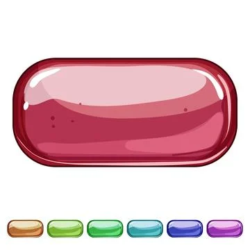 Sign glass button cartoon vector graphic 스톡 일러스트