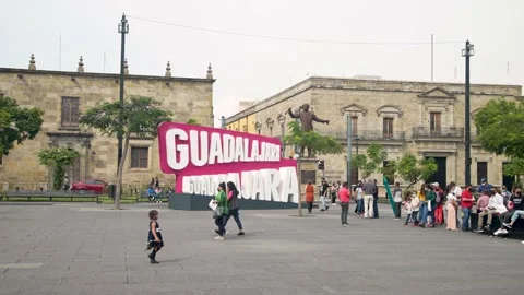 Sign of Guadalajara Stock Footage 231200430