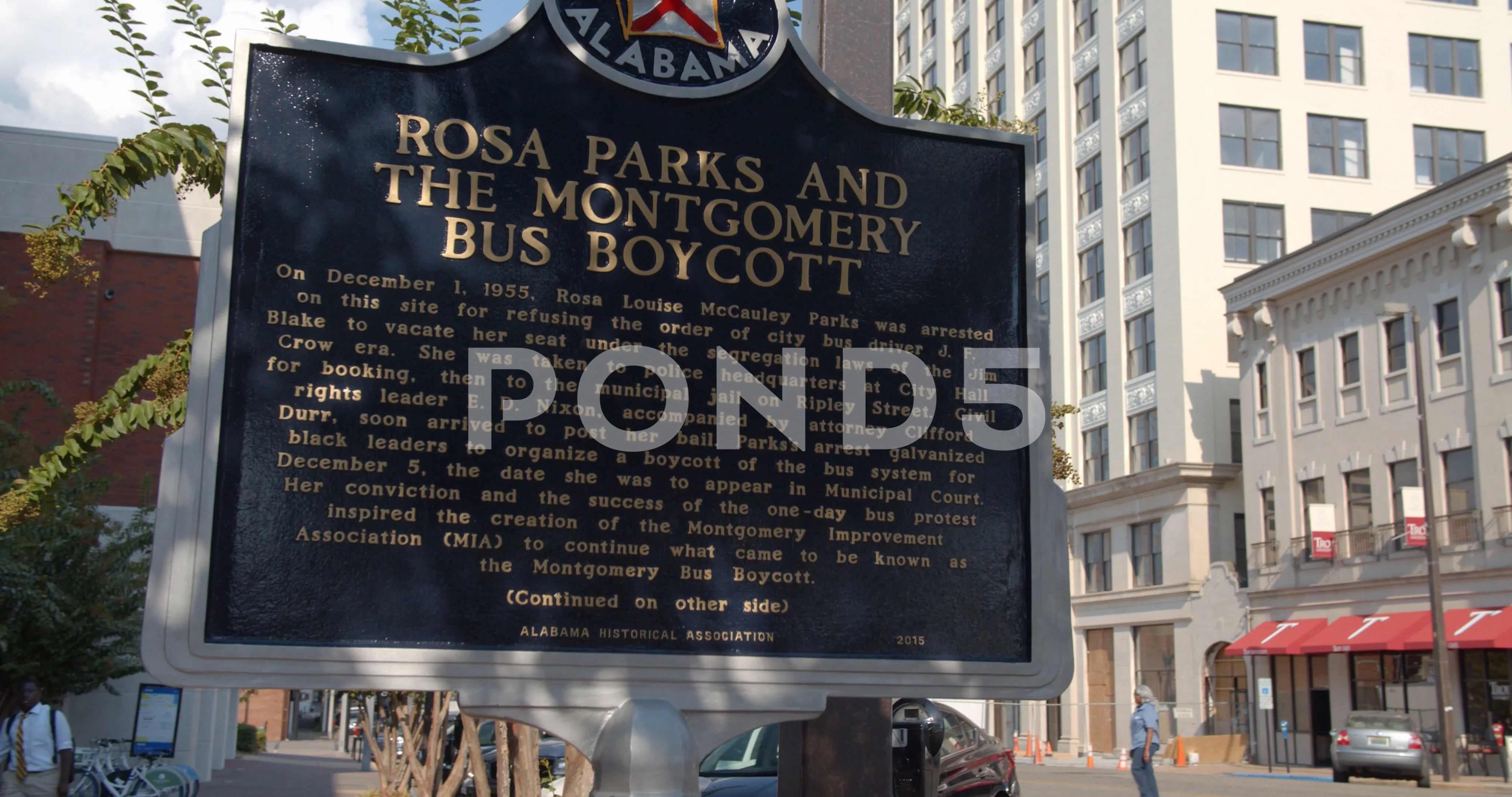 rosa parks bus boycott signs