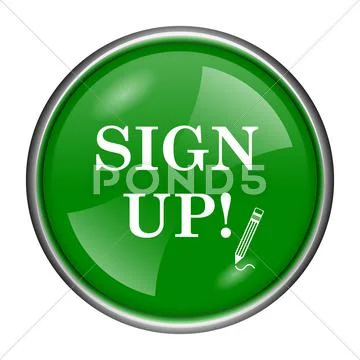 Sign up icon Stock Illustration